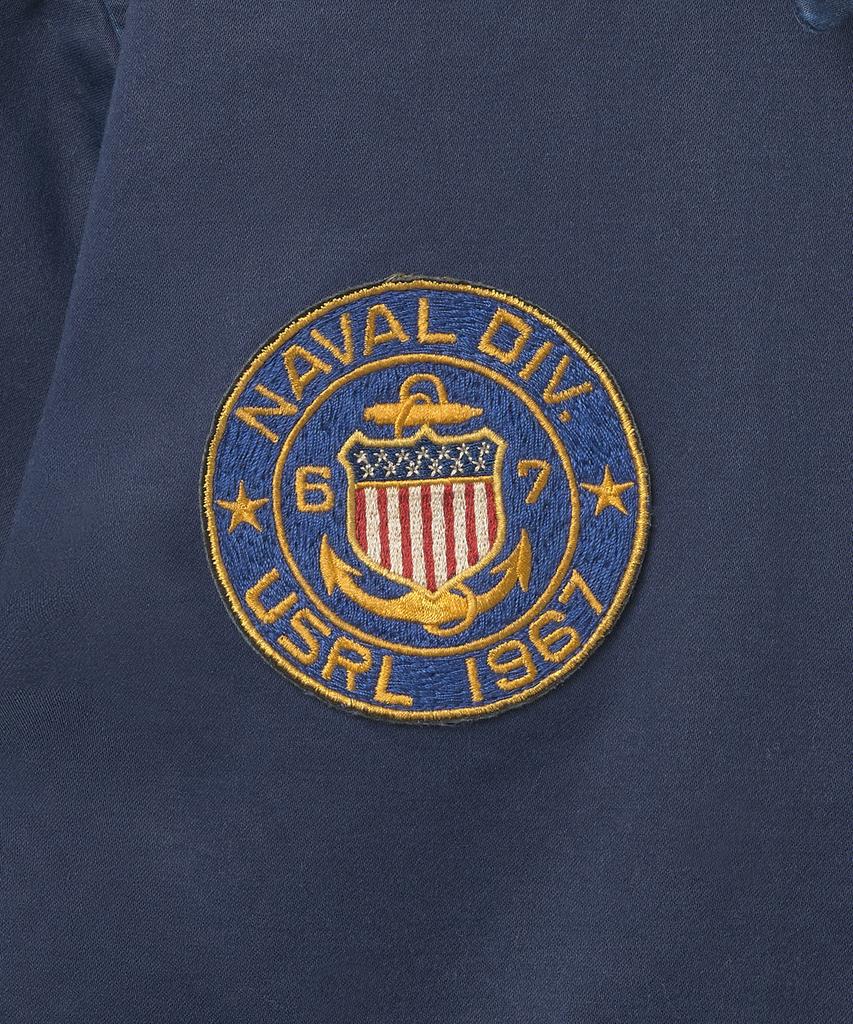 Сатиновая куртка-утилитарка Polo Ralph Lauren - Темно-синяя