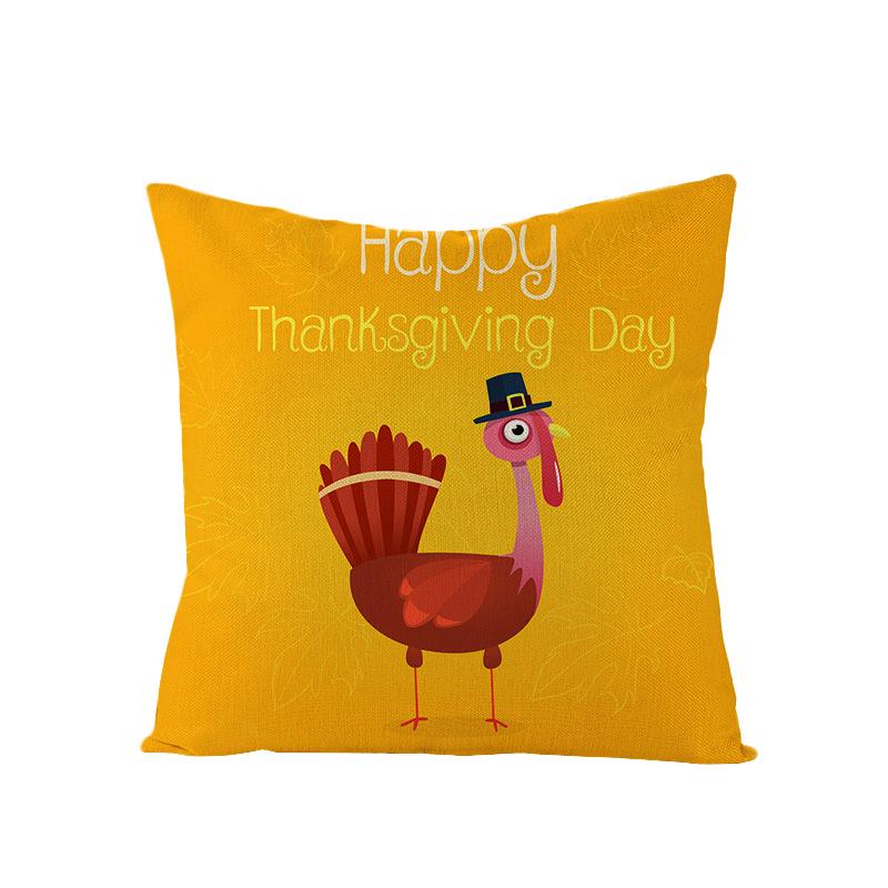 Новая наволочка на подушку с индейкой на День благодарения, полиэстер, скандинавская, наволочка на подушку, дом