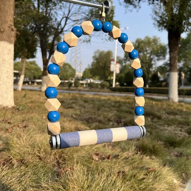 Игрушка для попугая, жердочка для стачивания когтей, молярная подставка, качели для птиц, интерактивные продукты для тренировки, аксессуары для клетки, гнездо