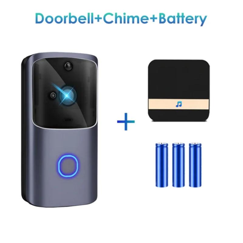 Дверной звонок с Wi-Fi, умный дом, 720P HD, беспроводной телефон, дверной звонок, камера безопасности, видеодомофон, ИК-ночное видение