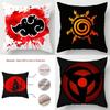 Роскошная аниме наволочка Наруто с мультяшным логотипом для стильного домашнего декора