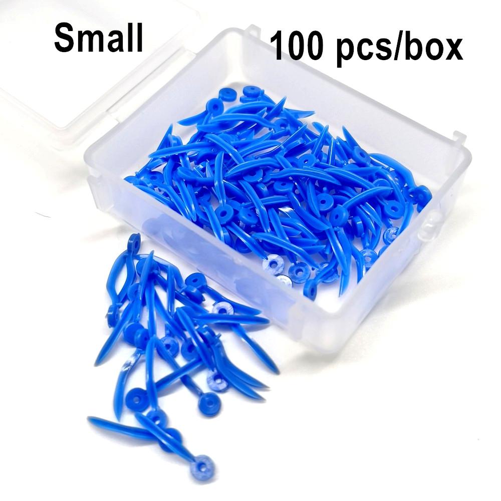 400 шт., одноразовый зубной клин с отверстием, диастема, медицинский пластиковый дуговой клин, вогнутый дизайн, инструмент для стоматолога