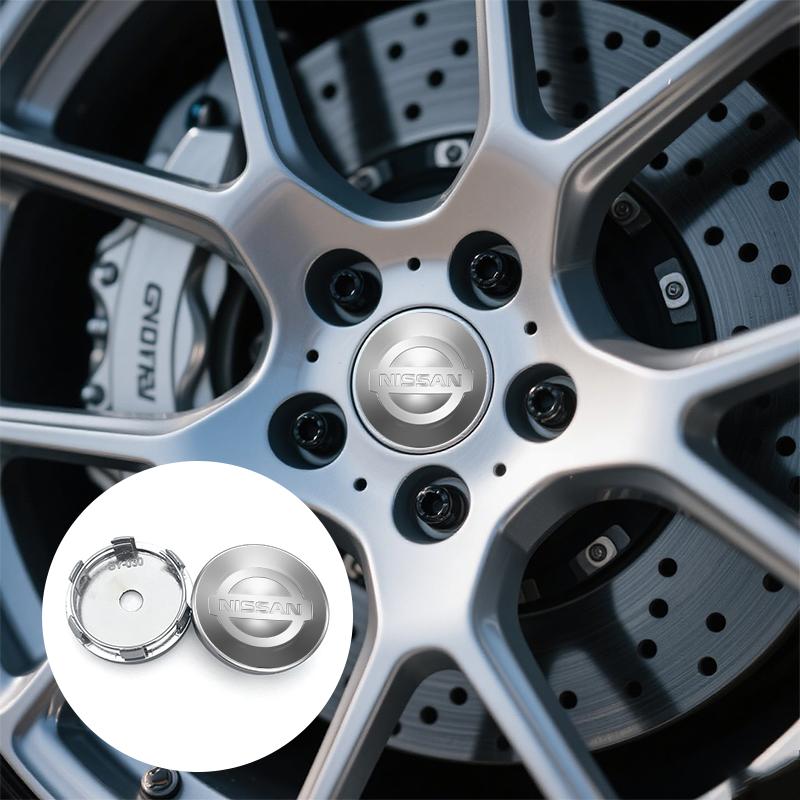 4pcs Car Wheel Center QHIJF Caps Tyre Rim Hub cap Cover Car Accessories For Nissan X-Trail T32 T31 Qashqai Tiida Teana Car Styling