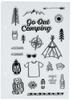 Face Clear Stamp Sheet T GO OUT CAMPING Children's 0980-002
