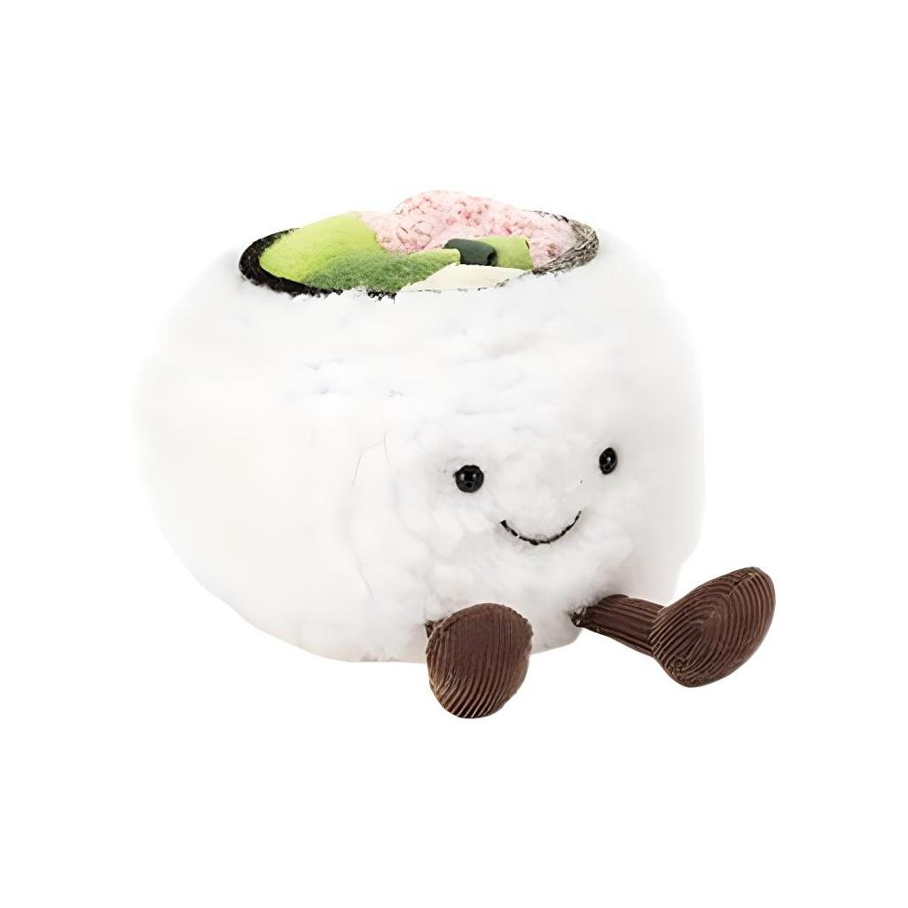 Jellycat Fun Food Series Naughty Sushi California Soothing Doll Plush Doll 10cm High
