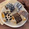 Multicolor Geometric Leopard Print Bangles Exaggerated Cuff Bangles  Hip Hop Style