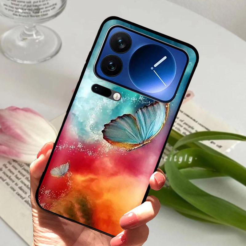 Чехол для Xiaomi Mi 17 Pro Max/17Pro Модный Ударопрочный Защитный Задний Чехол Для Xiaomi 17 ProMax Мягкий ТПУ Силиконовый Чехол для Телефона