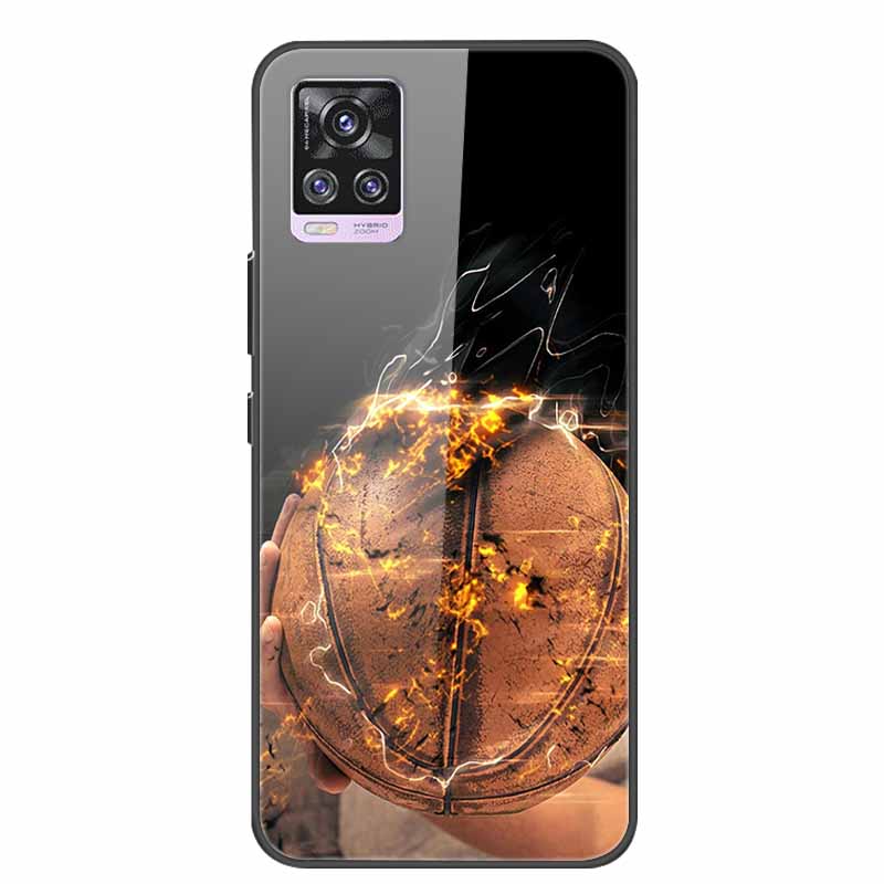 6.44" Tempered Glass Case For Vivo V20 Pro Case V 20 Pro Soft Bumper Hard Back Cover For Vivo V20 Pro 2020 Phone Case Coque Para