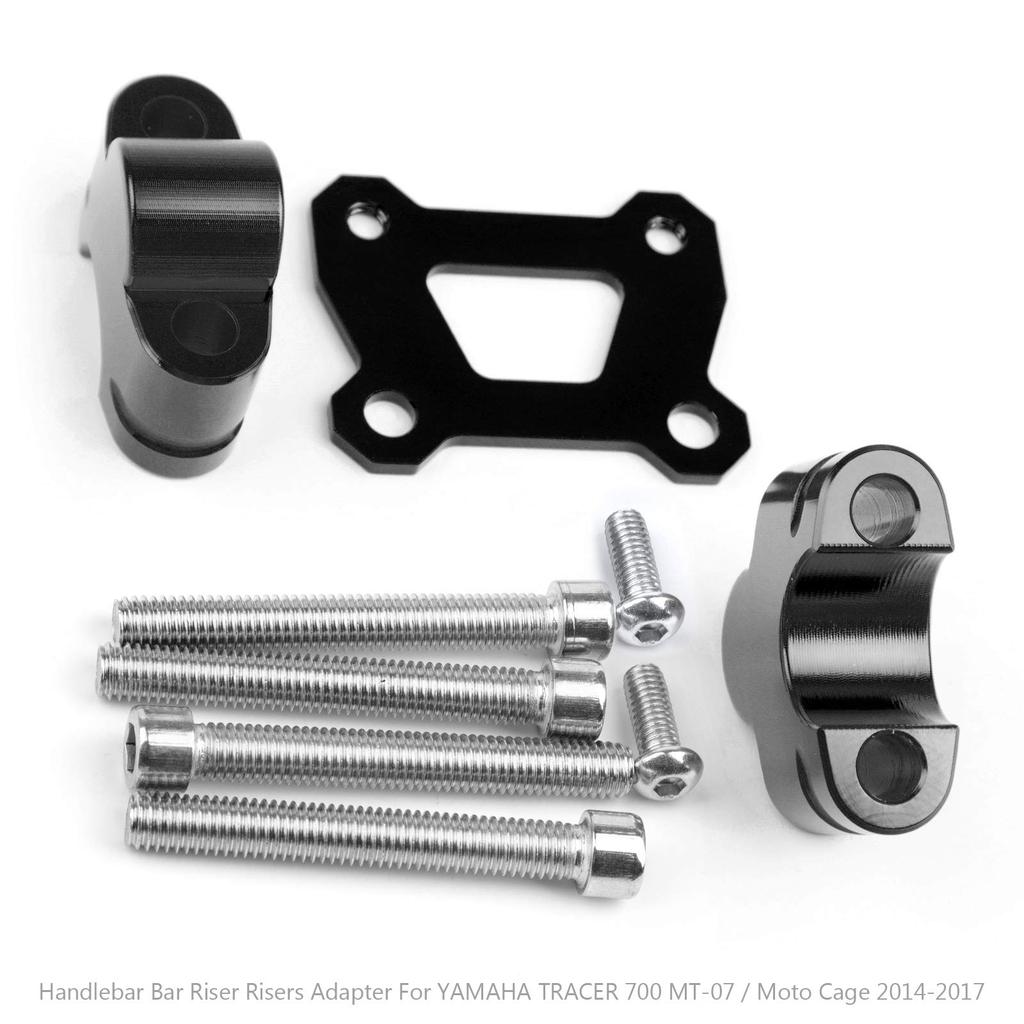 Artudatech For Yamaha Tracer 700 MT07 Motocage 2014-2018 Handlebar Riser 25mm Riser Black