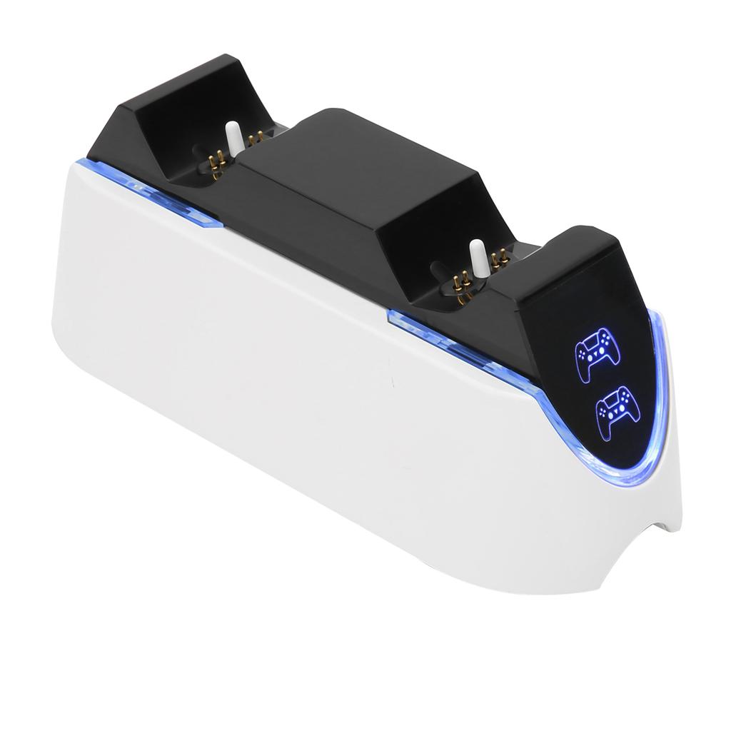 Charging Station for PS5 Controller Controller Docking Station with Fast Charging AC Adapter