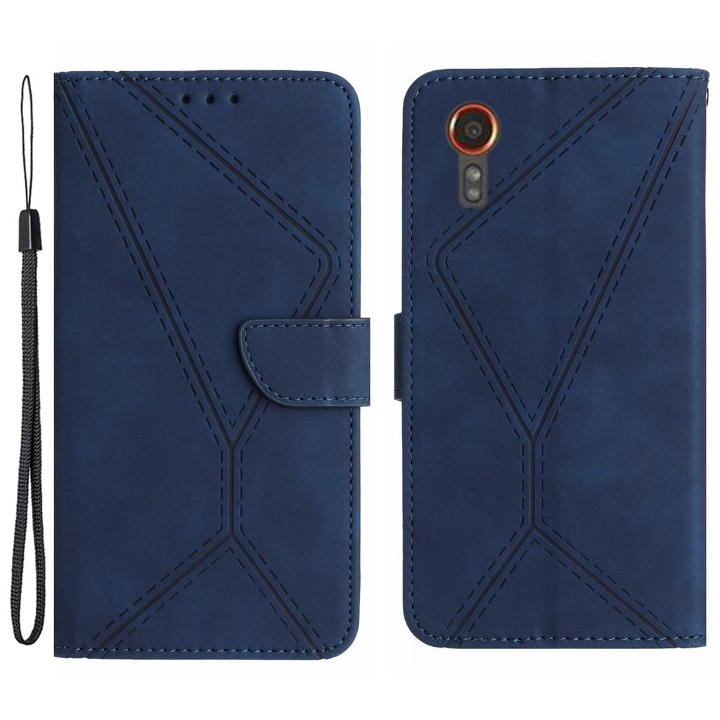 HT05 For Samsung Galaxy Xcover7 Flip Leather Case Phone Cover with Wallet