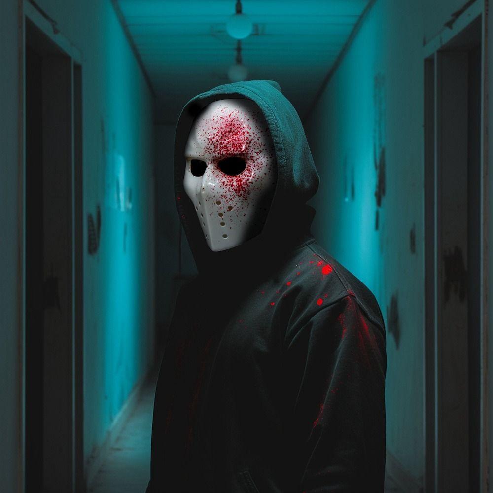 Party Mask Props Hockey Mask Cosplay Headwear Halloween Mask Creative Cosplay Mask Christmas