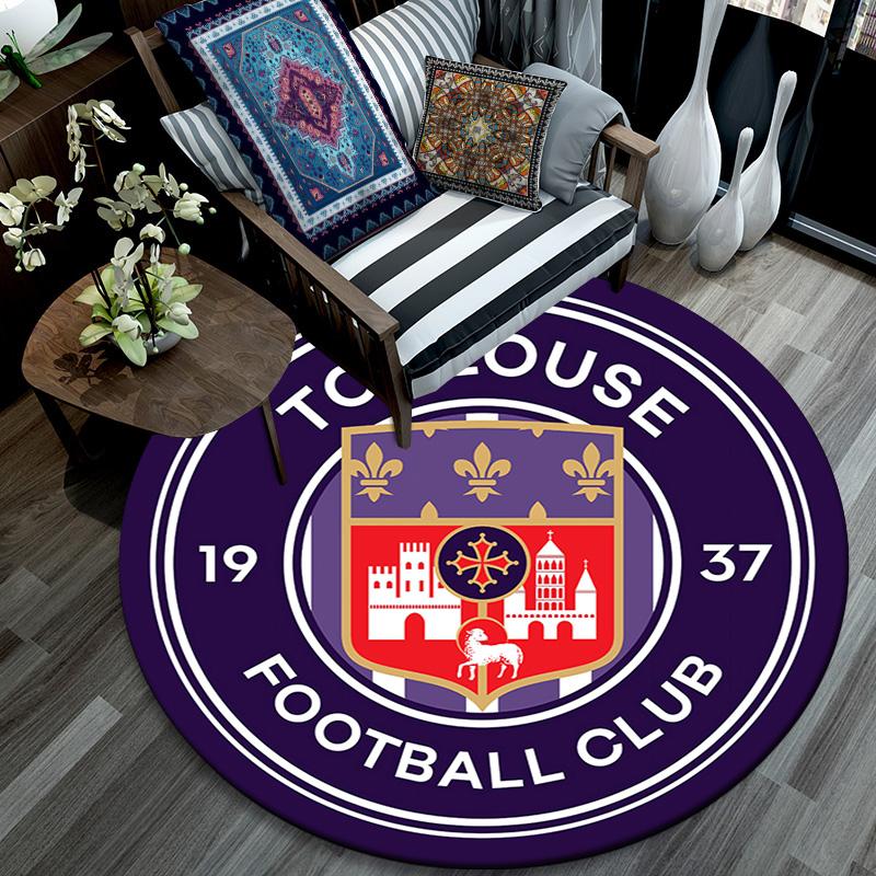 Круглый ковер Toulouse FC под офисные стулья, спальню, гостиную, декор для дома