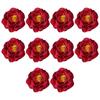 10Pcs Artificial Flower Head Small Flower Head For Wedding Flower Arrangements Sewing Craft Clothing Cake Top Decoration