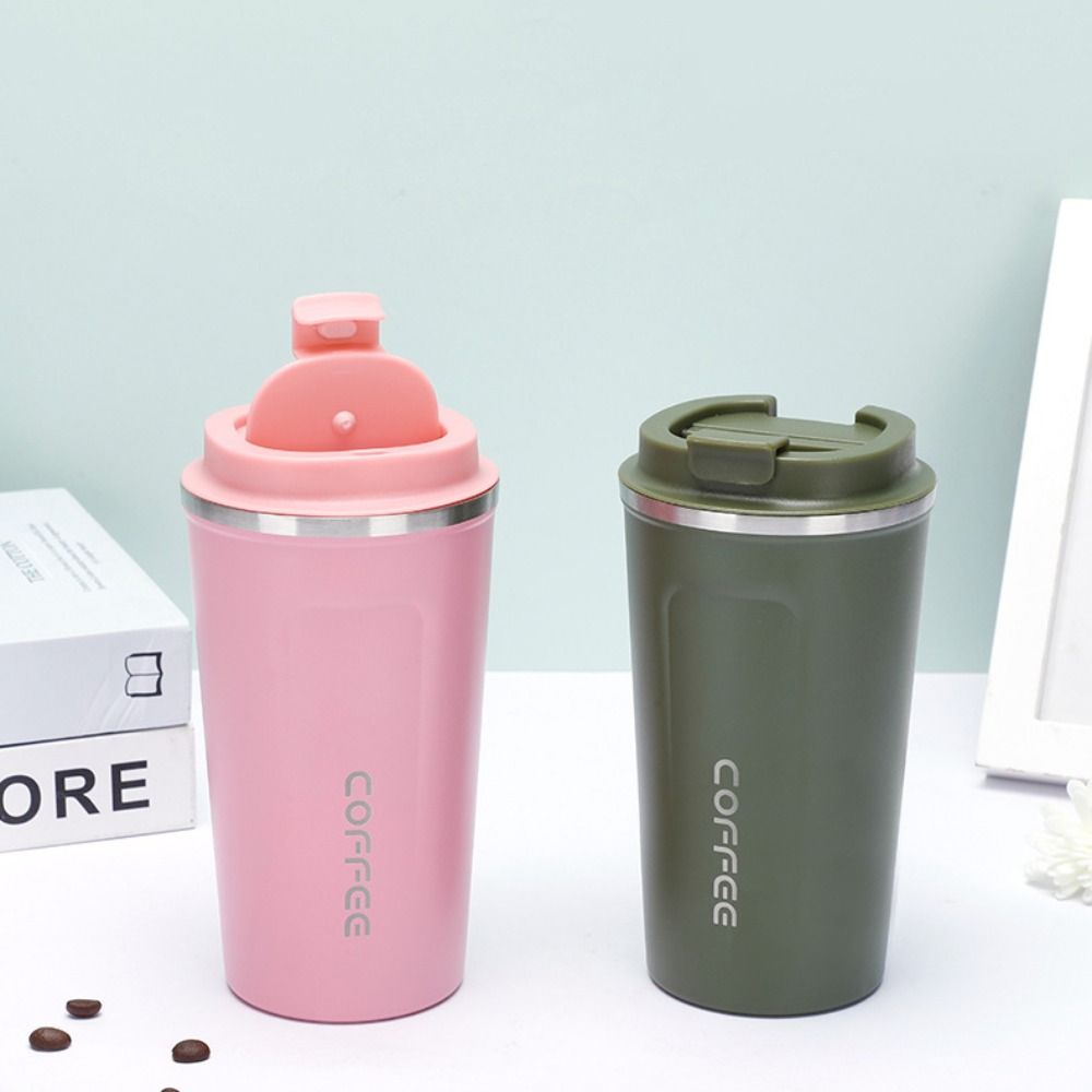 380/510ML Coffee Vacuum Flask Stainless Steel Coffee Thermos Mug Travel Thermal Cup Office Home