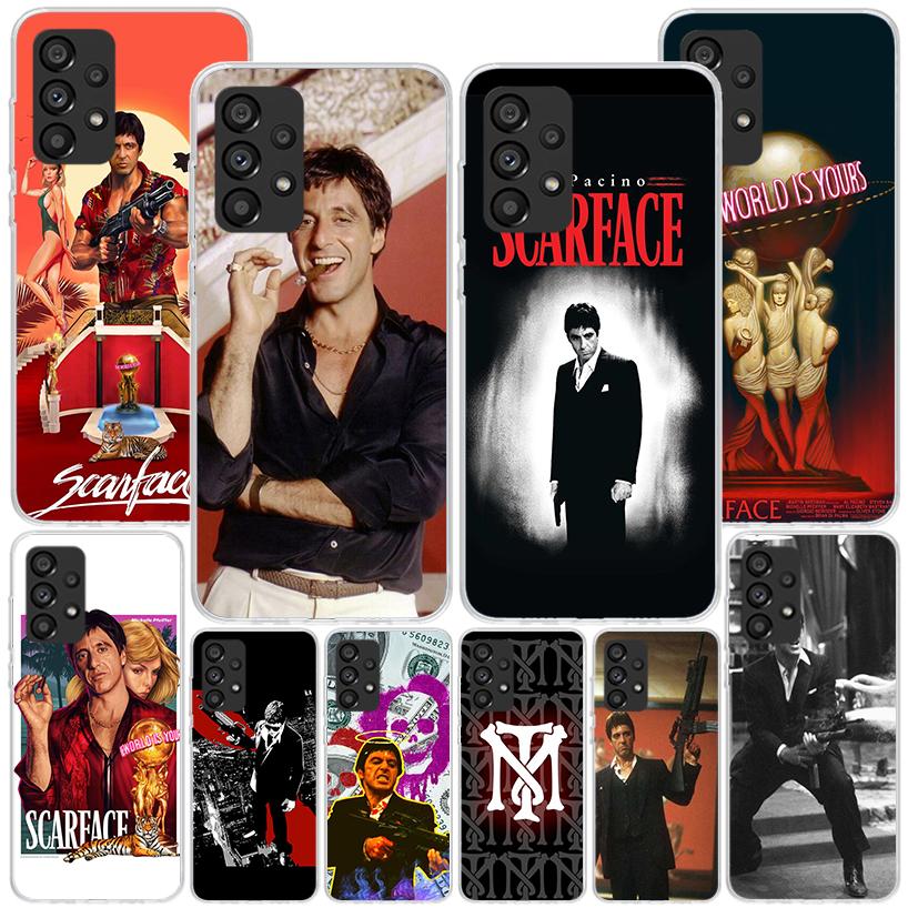 Лицо со шрамом 1983 Фильм Аль Пачино Фильм Чехол для телефона для Samsung Galaxy A17 A16 A15 A14 A13 A57 A56 A55 A54 A53 A37 A36 A35 A34 A33 A26