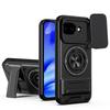 KEYSION Magnetic Phone Case for Google Pixel 10A Slide Camera Protection Upright Stand 360° Ring Shockproof Cover for Pixel 10A