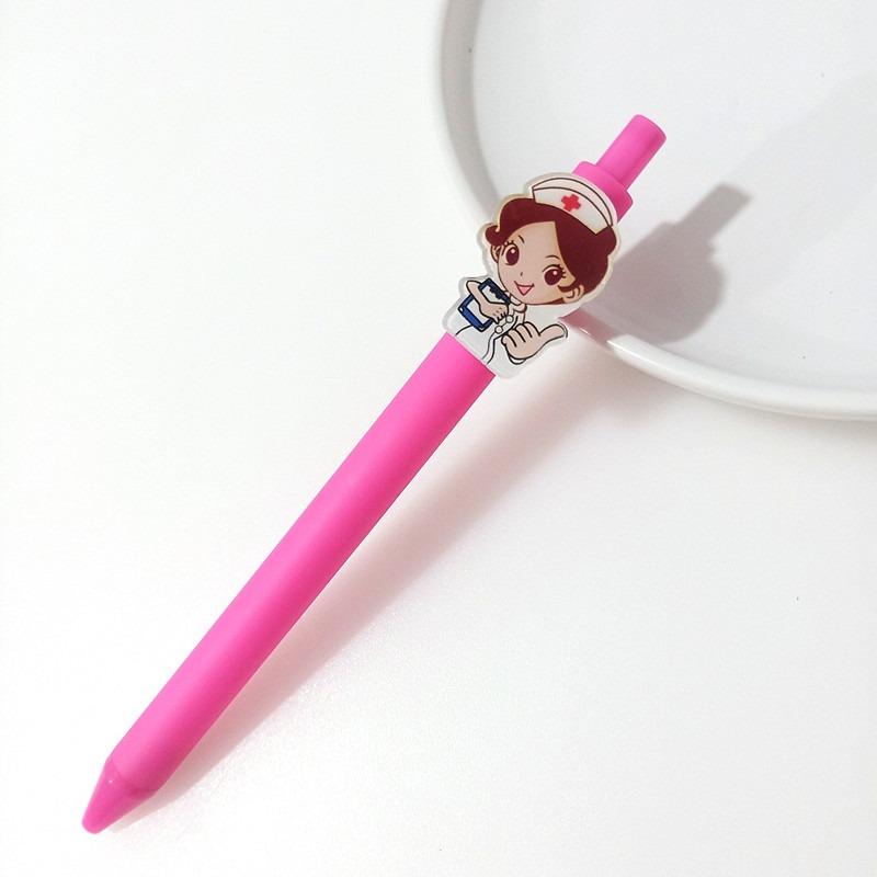 Креативная мультяшная больничная серия ярких цветов, нейтральная ручка для медсестры и доктора, 0,5 мм, гелевая ручка с черными чернилами, принадлежности для клиники