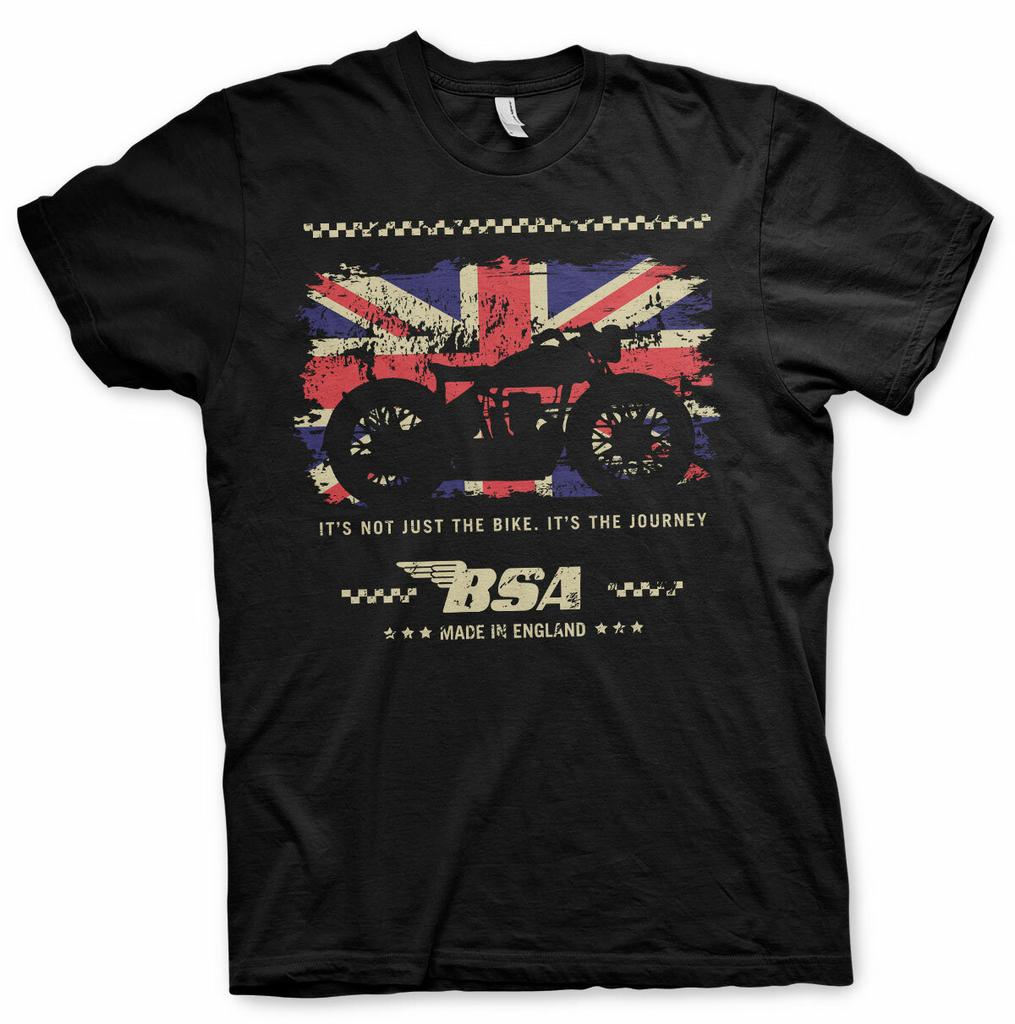Officially Licensed B. S.A.Motorcycles The Journey Men's T-Shirt S-XXL Sizes