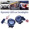 1pcs 3inch Demon Eyes Lens Lights Car For 12v Car Wifi Control Eyes Retrofit Kits Headlight Assembly Auto Accessories E4k9