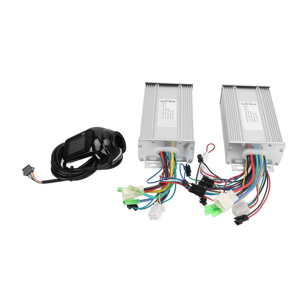 36V 48V 500W Electric Bike Dual Drive Brushless Motor Controller LCD Display Set for Electric Scooter