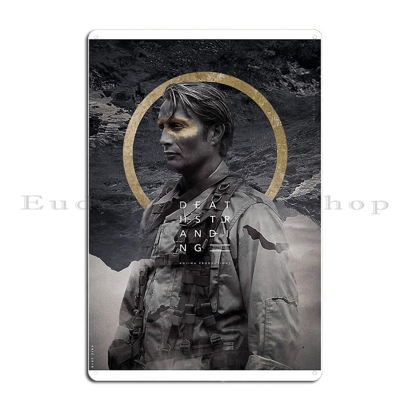 Постер Death Stranding Металлическая табличка Кино напечатанная Декорация Кино Классика Жестяная табличка Постер