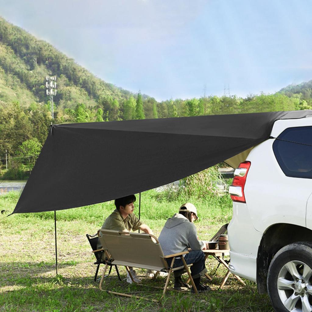 Автомобильный тент Водонепроницаемая задняя палатка для автомобиля Солнцезащитный навес Брезентовая палатка для уличного оборудования Фургон Седаны Автобусы Автомобильный грузовик