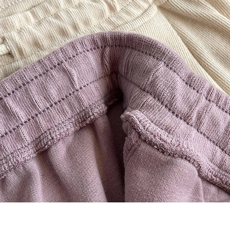 Шорты с высокой талией и застежкой на пять точек, женские модные широкие брюки, утягивающие брюки, свободные спортивные повседневные брюки, средние брюки