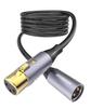 SOUNDFAM XLR Microphone XLR Balanced Microphone Cable Flexible and PVC Jacket Balanced XLR Speaker Cable for XLR Audio Cable, Male-Female [Simple,