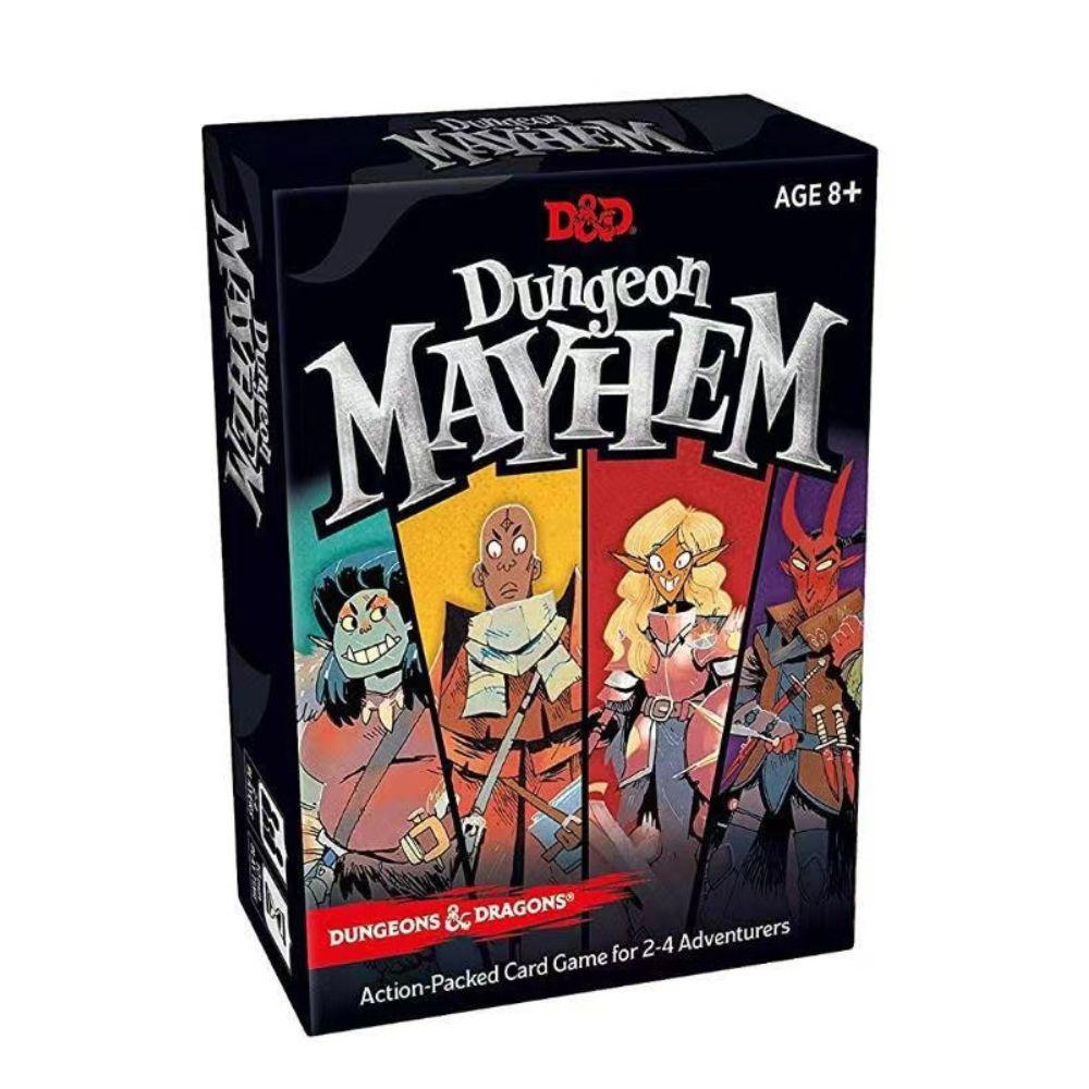 Семейное развлечение Настольная игра Игральные карты Dungeones Mayhem Card Party Gift