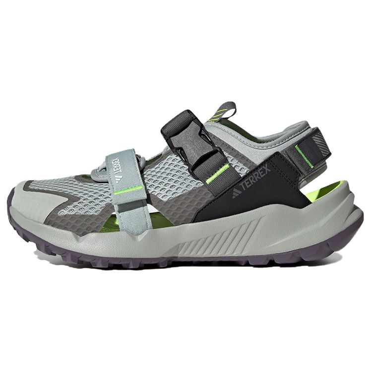 Adidas Terrex Hydroterra AT Sandal Wonder Silver Lucid Lemon кроссовки унисекс серо-четырехцветные IF7598