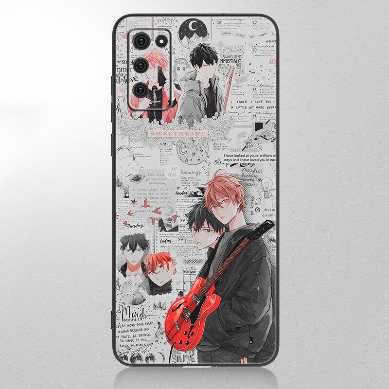 Given Yaoi Anime Phone Case For Samsung Galaxy A12 A02S A22 A32 A52 A72 A71 A51 A41 A31 A21 A11 A50 A70 A10S A20S Black Cover