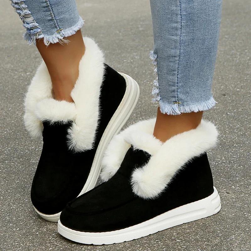 Women Winter Boots Thickening Plush Warm Snow Boots Cotton Shoes For Women Boots Plus Size Winter Shoes Botines Botas Mujer