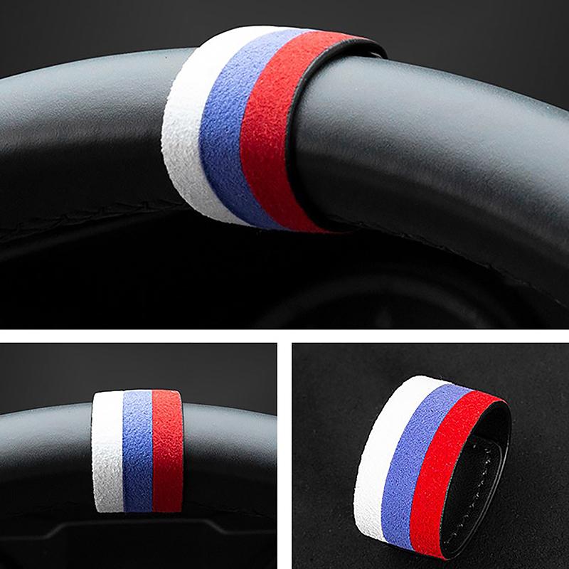 1 шт., стандартный универсальный набор рулевого колеса, аксессуары для модификации автомобиля, центральная линия, креативная маркировка, наклейка-подсказка
