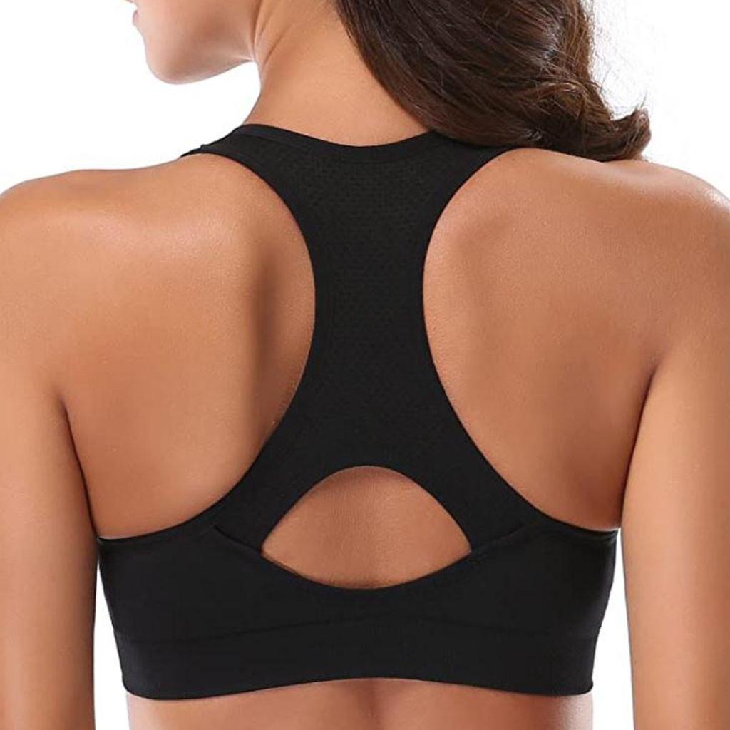 5 шт. Женские спортивные бюстгальтеры с гоночной спинкой - Высокоэффективный спортивный бюстгальтер для тренировок