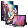 Кожаный чехол-книжка с рисунком и подставкой для Lenovo Tab K9, с отделениями для карт