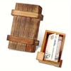 Wooden Secret Puzzle Storage Box: Hidden Partitions, Ideal Money Box, Storage Box, Jewelry Box, Back-to-school Season Gifts, Magic Storage Box