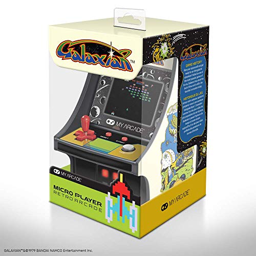 MyArcade 6,75-дюймовая ретро-мини-игра Galaxian Белый и Черный DGUNL-3223