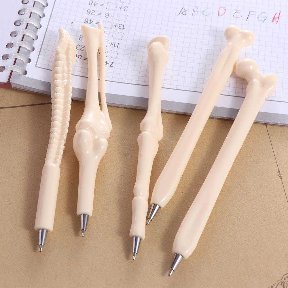 5Pcs Type 1.0 Bone Shaped School Pens Length 14.7cm Bone Shape Ballpoint  Writing