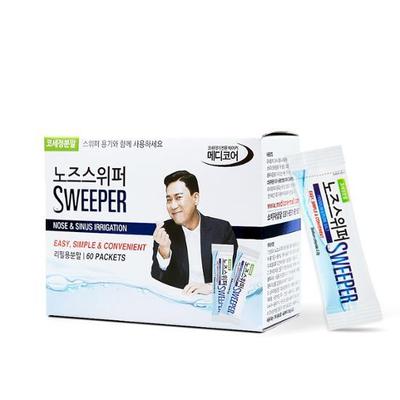 NOSE SWEEPER Медицинский очищающий порошок для промывания носа 60 пакетиков