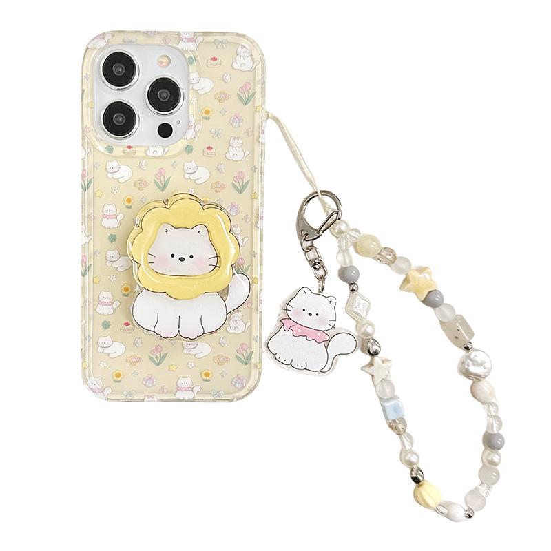 Kasuga для Apple West Highland Чехол-подставка для For IPhone 16 Прозрачный IMD Мягкий каркас для IPhone13