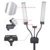 Double Arms LED Fill Light Floor Lamp for Eyelash Extensions With Phone Holder Portable Tattoo Lash Light for Makeup Tiktok