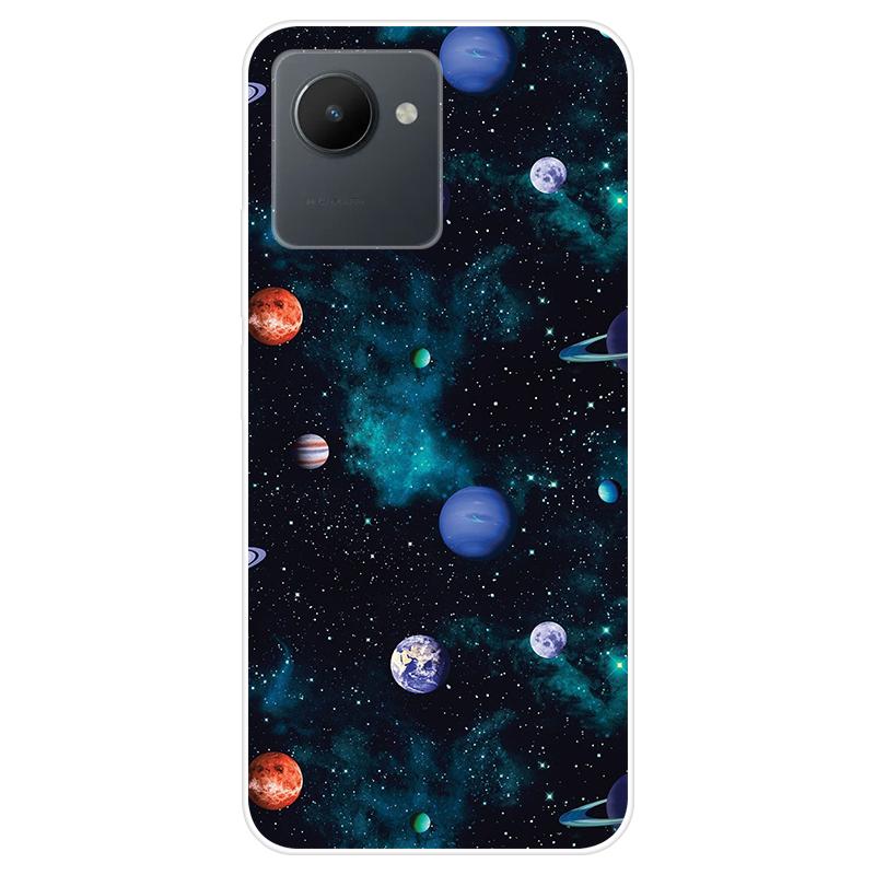 Для Realme C30S C 30S RealmeC30S чехол Мягкая силиконовая задняя крышка Чехол для телефона с рисунком из мультфильма Разнообразие