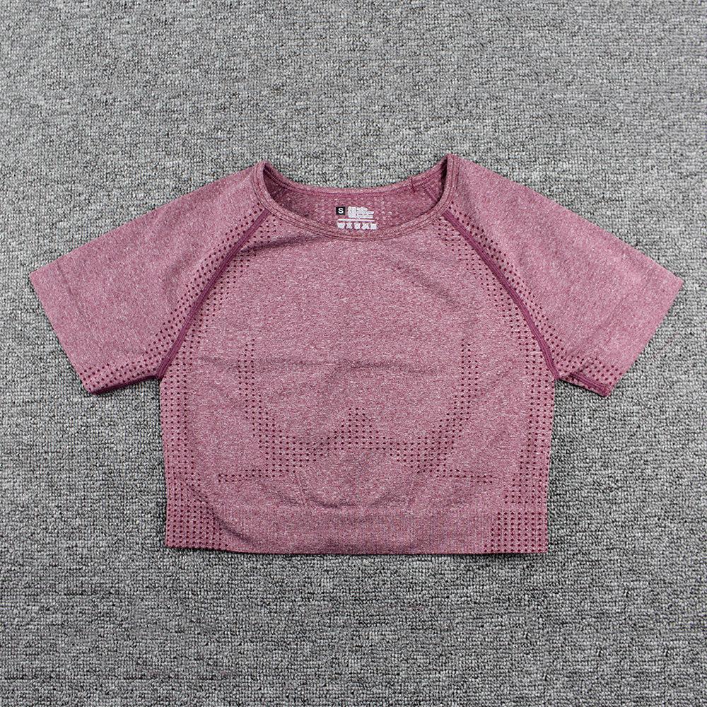 Женский бесшовный костюм для йоги: Топ в горошек с длинным рукавом и брюки с высокой талией, подтягивающие бедра