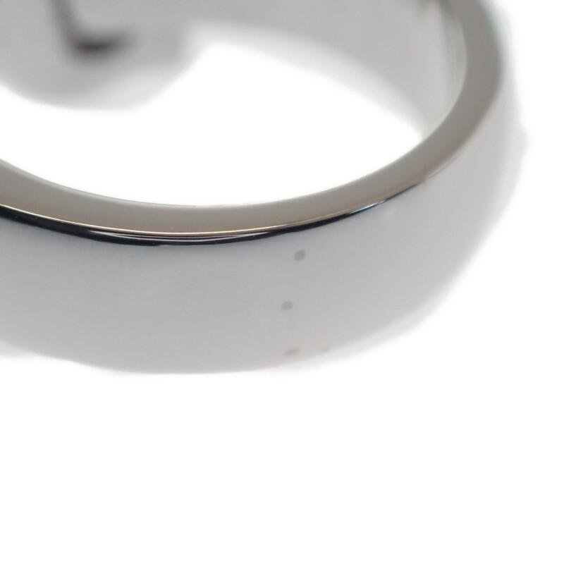 Cartier B4071047 #7(JP Size) Ring K18 White Gold/diamond Women