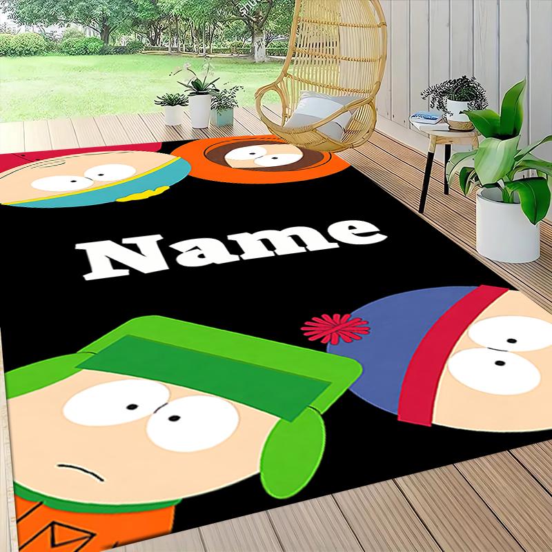 Custom Name "Superhero Friends Adventure" Carpet Rug Customizable Soft Washable Anti-Slip Home Living Room Sofa Mats Personalized Rug. 0909126