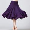 Женские сценические костюмы, сетчатые юбки, танцевальные репетиционные костюмы, бальные танцы, юбки средней длины, танцевальные юбки для выступлений, юбки