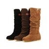 Factory Large Size Women's Boots 35-43 Frosted Lace Tall Boots Long Year