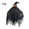 Large Witch Props for Garden Halloween Ground Stake, Black Robe And Pointed Hat Spooky Unique Outdoor Ornaments Figures, Weather Resistant Yard Party