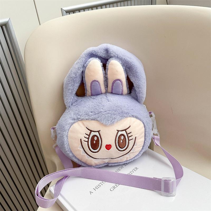 Плюшевая игрушка-эльф, мультяшная периферийная, милая сумка через плечо labubu для девочек, сумка для хранения кроссбоди